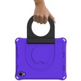 thumbnail image 5 of Case for iPad Mini 6th Generation 2021 (8.3 inch), Allytech Slim Kidsproof Foldable Handle Viewing Stand Durable Skid-Proof EVA Protective Case for Apple iPad Mini 6 2021(A2567/A2568/A2569), Purple, 5 of 6