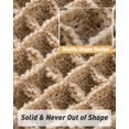 thumbnail image 4 of Alfombra de baño AMOAMI Waffle Runner, marrón, 60 x 150 cm, absorbente, 4 of 6