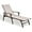 Beige, variant on Crestlive Products Outdoor Beige Lounge Chair Aluminum Adjustable Recliner Chaise
