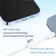 thumbnail image 2 of Seitruly 4 Uds puerto de de teléfono tapones antipolvo tapas de tapón de Metal a prueba de humedad piezas resistentes al desgaste accesorios Type2, 2 of 6