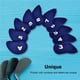 thumbnail image 3 of Soidarity 10 piezas de neopreno duradero Golf Iron Club Cue Head Protect Cover con número de letra (azul) Golf Soidarity OD004262-00, 3 of 6