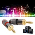 thumbnail image 3 of Quality Copper Material Banana Connector, Banana Plug, Audio Cable Head For Multi-media Equipment, 3 of 8