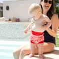 thumbnail image 2 of Splash About Girl's Happy Nappy™ Reusable Swim Diaper, Strawberry Field, 3-6 Months, 2 of 5