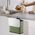 thumbnail image 6 of 1.3 Gallon Trash Can, Stainless Steel Kitchen Garbage Bin with Inner Bucket and Charcoal Filter for Kitchen Bedroom Office - Green, 6 of 6