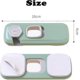 thumbnail image 1 of 4 Pack Safety Baby Locks, Convenient Security Baby Drawer Safety Locks, No Drilling, for Cabinets, Fridge, Window (Upgraded 10*4*2 Cm Grey+Green), 1 of 5
