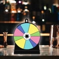 thumbnail image 6 of HILABEE Color Rotating Wheel Fortune Wheel Editable Portable Roulette Wheel Drinking Game for Party Carnival Bar Classroom Slots, 6 of 8