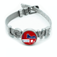 thumbnail image 1 of Estados Unidos el burro emblema demócrata Pulsera pulsera pulsera de cristal amor pulsera ajustable, 1 of 2