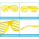 thumbnail image 5 of Toystoory Shutter Shades Gafas de sol Moda portátil Gafas de lujo Vestir Decoración Gafas para el rendimiento de la fiesta de vacaciones Kits de decoración para fiestas Verde, 5 of 6