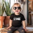 thumbnail image 4 of 1st Birthday Spaceship Space Themed T-Shirts with Planets and Stars for 1st Birthday Party Black Shirt 12 Months, 4 of 4