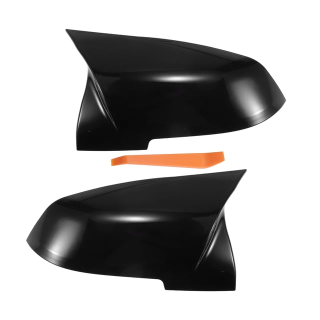 1 par de tapas de cubierta de espejo retrovisor para automóvil, reemplazo negro brillante para BMW X1 328i 125i