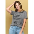 thumbnail image 2 of Cleaning Nutritional Facts Women's Fashion Relaxed T-Shirt Tee Heather Gray 2X-Large, 2 of 3
