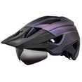 thumbnail image 4 of Casco de bicicleta de montaña, casco de patinaje para hombre, ajustable, resistente a los golpes. morado negro, 4 of 9