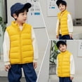 thumbnail image 1 of Chaleco de plumón para niños de otoño e invierno, ligero, mediano y grande, con cuello alto, para bebés, niños y niñas, chaleco de estilo occidental, 1 of 4