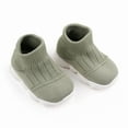 thumbnail image 3 of Dakaela Baby Boy Girl Sock Shoes Infant Non Slip Walking Shoes House Slippers Soft Rubber Sole Breathable Toddler Outdoor Sneakers Green 4, 3 of 7