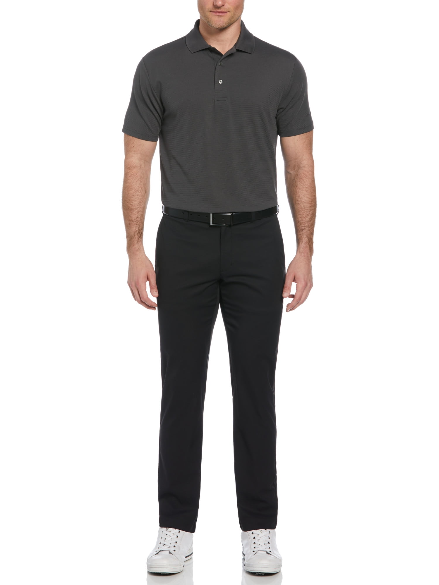 Ben Hogan Men's & Big Men's Performance Easy Care Solid Short Sleeve Polo Shirt, up to 5XL