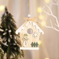 thumbnail image 3 of Colgante decorativo de madera para Navidad, para ventana de centro comercial, árbol de Navidad, 2 unidades (tipo de habitación), 3 of 4