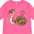 thumbnail image 4 of Inktastic Cute and Cuddly Ball Python Snake Boys or Girls Long Sleeve Toddler T-Shirt, 4 of 5