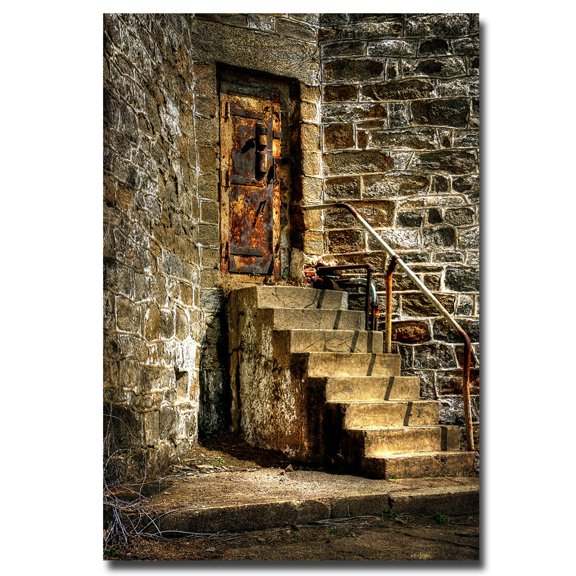 Trademark Fine Art "The Locked Door" Canvas Wall Art by Lois Bryan