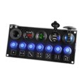 thumbnail image 3 of TISHITA Car Charger Socket Panel Marine Switch Panel for Cars Boats Motorcycles Green, 3 of 8