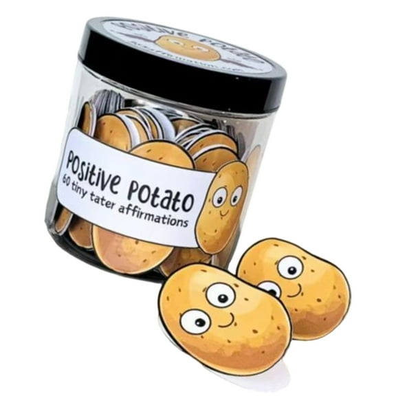 60Pcs Positive Affirmation Cards with Storage Box for Emotion Support and Stress Relief Christmas Stocking Fillers