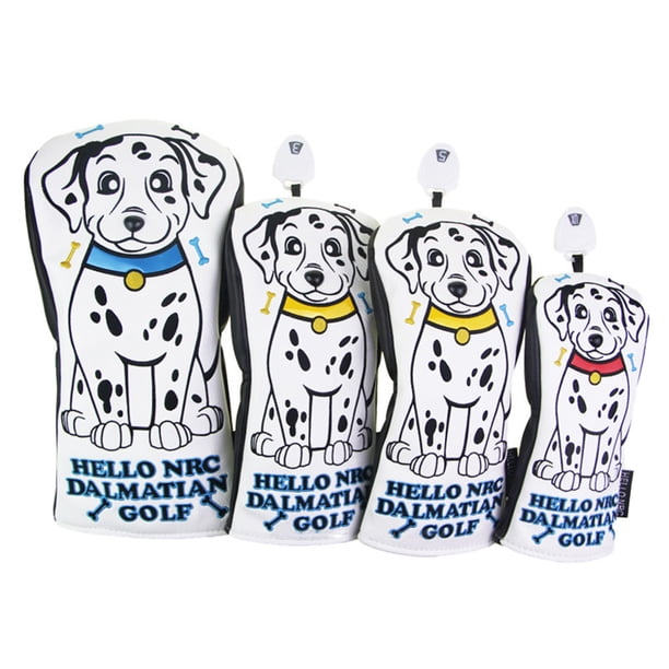 Naiovety 1 Juego de cubierta de Golf de dibujos animados, juego de cabeza de Golf decorativa exquisita para adultos, cubiertas de cabeza de Golf de PU Golf tipo 7 Naiovety OD019682-07