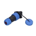 thumbnail image 1 of Flange Power Connector, 6-12mm² IP68 Protection Waterproof Plug Socket  For Electrical Equipments 2 Pin,3 Pin,4 Pin,5 Pin, 1 of 8