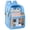 Sky Blue, variant on Clear Backpack -Large Capacity Black Transparent Bookbag for School, Beach, Sports & Work | Durable Waterproof Design, Lightweight & Spacious 15" Backpack for All Ages