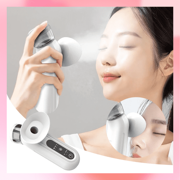 Eye Steamers for Dry Eyes - LYANY Handheld Eye Mist Sprayer with Cold & Hot Compress Modes - Moisturizing Eye Therapy Machine for Eye Strain Relief and Rejuvenation