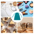 thumbnail image 6 of 20pcs Flocked Cloth Drawstring Bag 3.1 x 3.9 Inch Jewelry Flocked Pouches Gift Bags for Wedding Party Favor Candy Jewelry Packaging Organizing Storage, Blue, 6 of 7