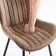 thumbnail image 3 of Yeshouse Juego de 2 sillas de comedor tapizadas, de cuero con patas de metal y asiento de esponja de alta densidad, diseño moderno de mediados de siglo para comedor y sala de estar, 3 of 6