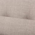 thumbnail image 3 of Baxton Studio Bianca 4 Piece Tufted Sofa Set in Gray and Walnut Brown, 3 of 7