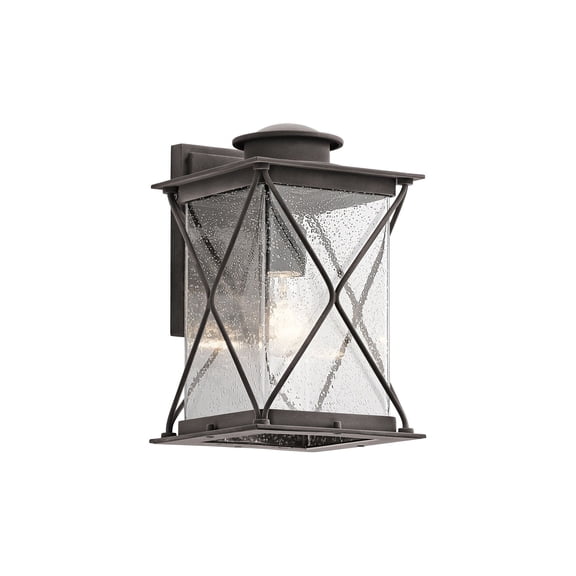 Kichler Argyle 12 3/4"H Weathered Zinc Outdoor Wall Light