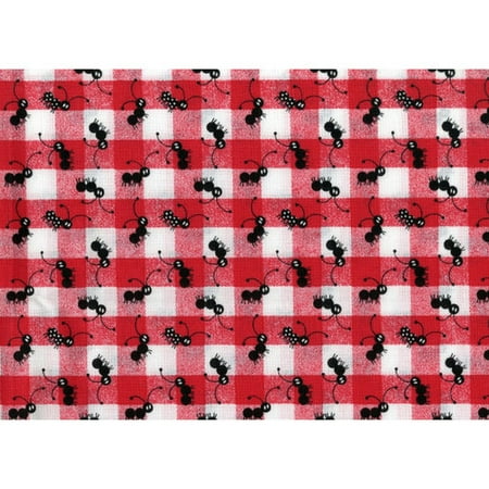 Picnic Ants Check Fabric