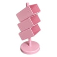 thumbnail image 1 of Organizador de brochas de maquillaje con 3 compartimentos, soporte para rotuladores, borradores y mucho más. Rosa, 1 of 9