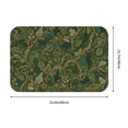 thumbnail image 6 of A rectangular flannel floor mat with Victorian Vine and Leaf Green Area Rug Print.Machine washable,made of polyester,suitable for outdoor porch,kitchen, living room,bathroom., 6 of 6