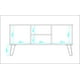 thumbnail image 5 of Mesa Rack de TV Midtown Concept Estilo Moderno con Puertas y Estantes, 5 of 6