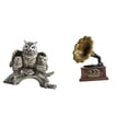 thumbnail image 1 of Figuras de búho, estatua de resina, escultura coleccionable, adorno vintage, ía de animales artificiales, material de resina artística,, 1 of 8