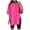 Hot Pink, variant on KHONTS Women’s Summer Casual T Shirts Short Sleeve Baggy Workout Tees 20s Solid Color Crew Neck Tops Hot Pink S