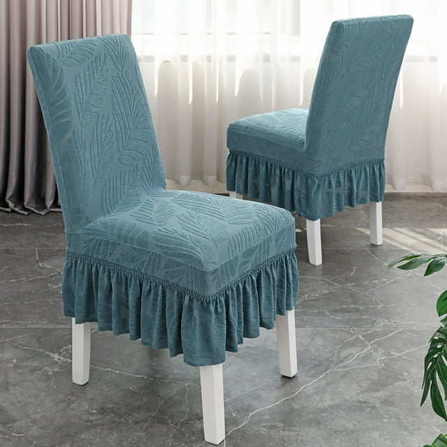 Jacquard Elastic Dining Chair Cover Universal Fit for Home Hotel Restaurant Furniture