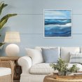 thumbnail image 3 of Stupell Industries Contemporary Calm Expanse of Ocean Waves White Framed Giclee Art, 24 x 24, by Susan Jill, 3 of 8