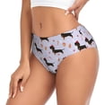 thumbnail image 2 of Fotbe Dachshund Dog Puppy Calzones Estampados para Mujer – Ropa Interior de Algodón, Cómoda, Suave y Elástica-X-Large, 2 of 6