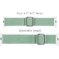 thumbnail image 3 of Stretchy Nylon Bands Compatible with Apple Watch 38mm 40mm 41mm 42mm 44mm 45mm,Adjustable Elastic Sport Band Women and Men Wristbands for iWatch Serie, 3 of 4