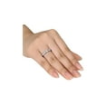 thumbnail image 4 of 1/10 Carat (Ctw G-H-I, I2-I3) Diamond Wedding Band Ring in Sterling Silver for Women, 4 of 5