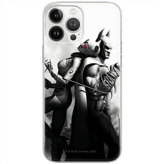 Mobile phone case for Apple IPHONE 13 original and officially Licensed DC pattern Batman 011 optimally adapted to the shape of the mobile phone, case made of TPU