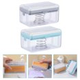thumbnail image 2 of Shisuyan 2Pcs Soap Dish Soap Storage Holder Soap Foaming Box Spring Soap Box Bathroom Supply, 2 of 9