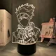 thumbnail image 4 of Luz de noche 3D Naruto Uzumaki Anime Hokage Akatsuki, soporte acrílico, dibujos animados, serie Naruto, luz LED, decoración de habitación, regalo para niños, 4 of 5