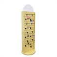 thumbnail image 1 of FixtureDisplays® Double Sided Slatwall Rotating Display Wood Floor Standing Rack New Model 10309, 1 of 12