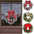 thumbnail image 6 of Christmas Artificial Wreath, Waterproof Wrinkle Resistant Wreath for Home Wall Window Porch Indoor Outdoor Decoration, 6 of 6