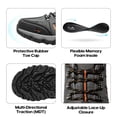 thumbnail image 4 of Zapatos de Senderismo Impermeables para Hombre NORTIV 8 de Cuero, Corte Bajo, Talla 8.5, 4 of 5
