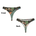 thumbnail image 3 of Fotbe Rich Fish Tanga Sin Costuras para Mujer con Estampado – Panties Invisibles, Transpirables y Cómodos para Uso Diario-Large, 3 of 6